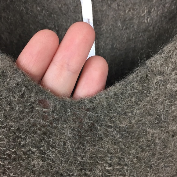 Free People Light Brown V Neck Sweater Tunic Small - Picture 4 of 8